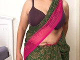 Sexy Indian Stripping Off Saree to Panty - Hot Pose make you WANK!!
