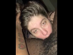 Interracial amateur Couple Vocal FTM Oral Blowjob W Gf Giant Clit/dick Bussy W multiple orgasms