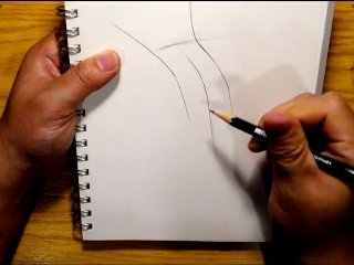 Come inside my hairy pussy pencil drawing