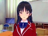 CLASSROOM OF THE ELITE SUZUNE HORIKITA ANIME HENTAI 3D UNCENSORED