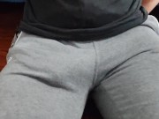 Preview 1 of Cumming in my Pants - Tiny Loser Load - Horny Virgin