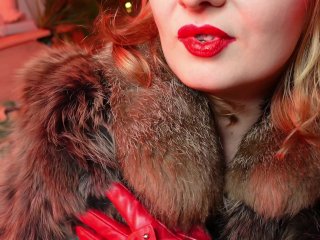 My New RED Leather GLOVES Close Up FETISHVideo with Arya - ASMR Relax_Sounding