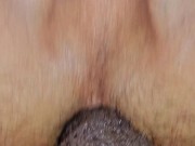 Preview 6 of ASMR Follada ruidosa con papi culo peludo gimiendo de placer llenando de semen sexo gay porno a pelo