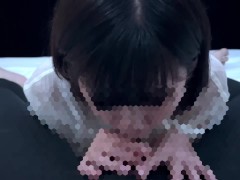 純粋そうな彼女が「においに興奮する…」エロチ〇ポをクンクンしながらフェラ　口内射精 - Screenshot 11 of 16 - Japanese Blowjob