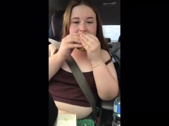 PIGGIES MCDONALDS FEEDING IN CAR! +burps & belly play (TEASER)  