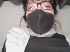 嫌がる美女メイドさんにお願いして汗だくで生ハメさせてもらった！！最後は子宮に大量ぶっかけ中出し！！！ 主観/素人/日本人/カップル/コスプレ/フェラ/手コキ/デカ尻/バック/正常位/オーガズム - Screenshot 14 of 16 - Real Amateur