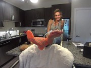 Preview 5 of The Cute Cowgirl's Hot Horny Foot Worship (FULL Video)
