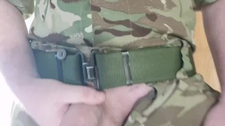 Blowjob In Reverse POV Sucking A Soldier In The Big Dick