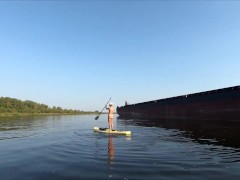 Голенькая плыву на сапе - Screenshot 4 of 16 - Swimsuit