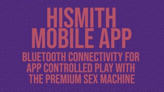 DirtyBits' Review - Aplicativo Hismith Mobile para uso com a máquina de sexo Premium - ASMR Audio Toy Review