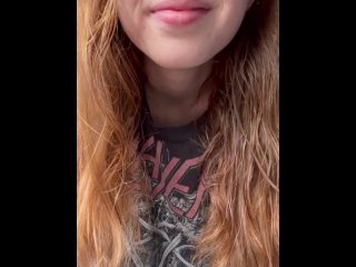 striptease, redhead, female orgasm, clit rubbing orgasm