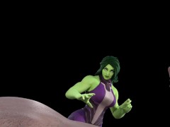 Video She Hulk shows tiny little man what she really wants