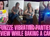 Funzze Vibrating Panty Review While Baking!! FREE VIDEO