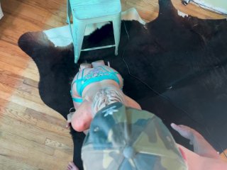 Amateur Blonde Milf in Lingerie Gives sloppy deepthroat and gets fucked_before taking_a huge facial