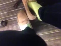 My Feet in class Clip #2 Frieda Ann Foot Fetish