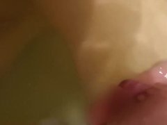 (リサちゃん❤個人撮影)湯舟の中でオナニーあったかくて気持ちいい///　湯舟/オナニー/女子大生/巨乳/乳首/個人撮影 3/16