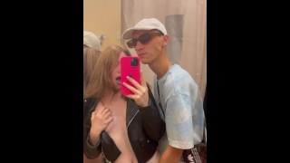 Bringing Baby To Orgasm In The Fitting Room STEP SISTER