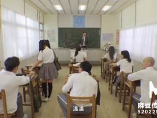 Trailer-Introducing New Student In School-Wen_Rui Xin-MDHS-0001-Best Original_Asia Porn Video