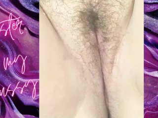 asmr pussy sounds, asmr pussy, hairy, exclusive