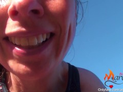 Beach Fitness Babe Gets Fucked, Running Girl Fucks A Beach Boy - OelalaMaryLove