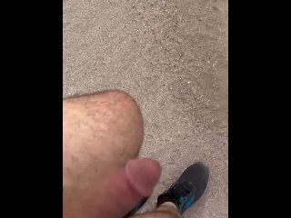 Naked Hike and then Jacking Off next to Highway!!