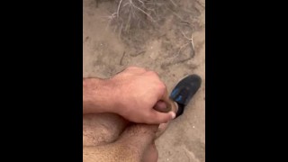 Naked Hike and then Jacking Off next to Highway!!