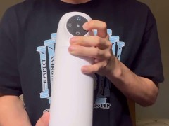 初めての電動オナホールで悶絶するM男大学生 - Screenshot 10 of 16 - Cumshot