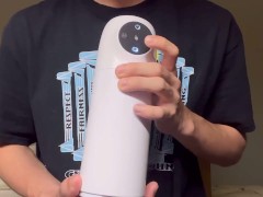 初めての電動オナホールで悶絶するM男大学生 - Screenshot 11 of 16 - Japanese