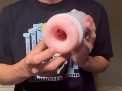 初めての電動オナホールで悶絶するM男大学生 - Screenshot 4 of 16 - Handjob