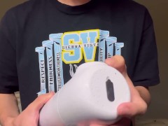 初めての電動オナホールで悶絶するM男大学生 - Screenshot 5 of 16 - Cumshot