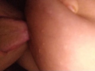 Sucking/licking my own tits