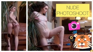 BTS - behind the scenes - Nude Photoshoot with Adele Hotness Part 2