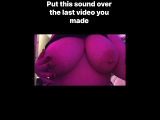 Tiktok girl flashing humongous tits