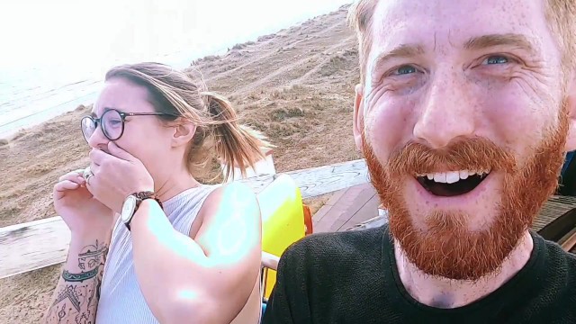 Riding rollercoaster at funfair nip slip, accidental public flash. Tit nipple slip