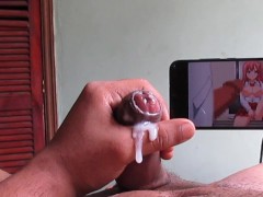 corrida en camara lenta mientras veo hentai