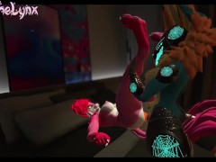 Futa protogen plows cute female lynx