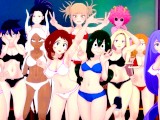 Deku Fucks ALL Girls from his Classroom Until Creampie - My Hero Academia Hentai 3d Compilation