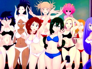 Deku Se Folla a TODAS Las Chicas De Su Aula Hasta Creampie - my Hero Academia Hentai 3d Compilación