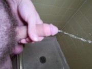 Preview 6 of Playful Super Long Pee. Shooting Like A Fire Hose All Over!