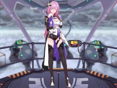 Elysia Miss Pink Elf ryona - summer, f*ded & default outfit - Chinese/ Japanese - Honkai Impact 3rd