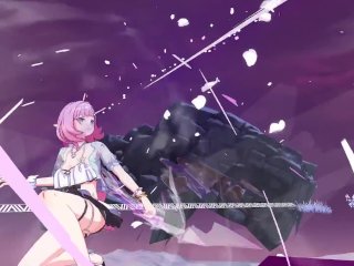 role play, pink hair, game, pixel, cartoon