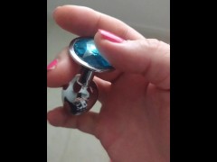 My roomate KATIE JADE gave me her butt plug because I am a new trans girl :)))) NATALIA HAZE