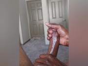 Preview 5 of Thick Black Girl Takes Huge Cumshot To Face