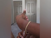 Preview 6 of Thick Black Girl Takes Huge Cumshot To Face