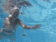 Preview 4 of Finnish blonde tattooed pornstar Mimi underwater