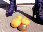 Preview 3 of Fruit Squirting with Sweet Feet