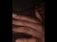 Watch me Tease and Play with my freshly shaved fat wet ma