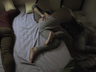 My husband's cousin spending a few days at our house.