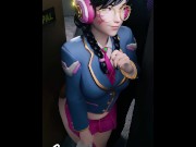 Preview 2 of Dva Turns her F to An A 4K Ai Upscaled