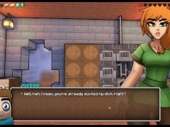HornyCraft [Parody Hentai game PornPlay ] Ep.5 the cowgirl wants to touch my morning boner